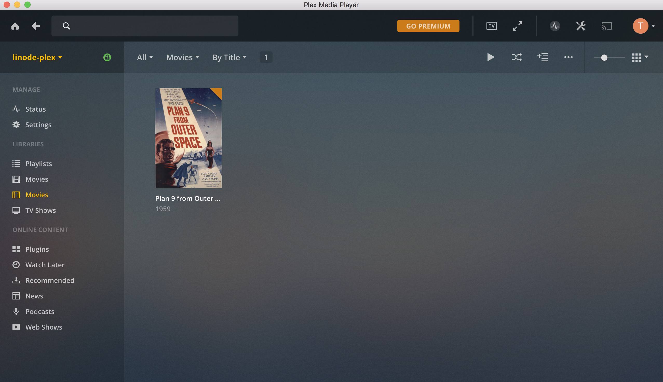 Plex’s macOS App